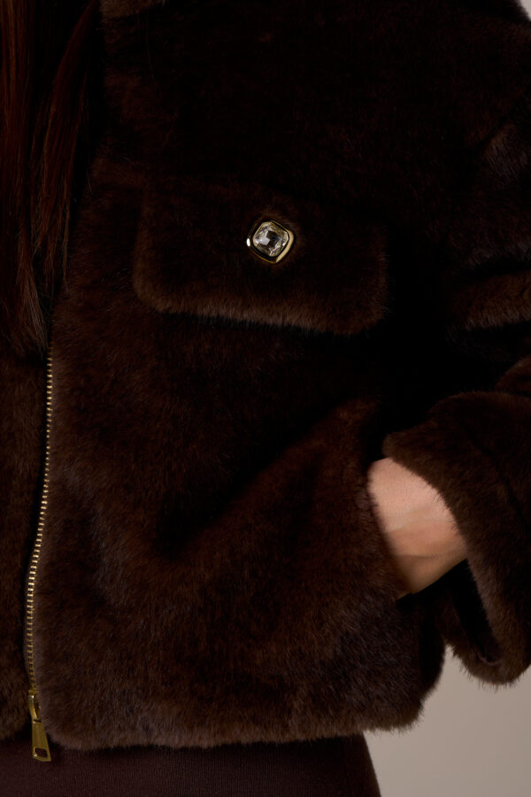 Diamond chic faux fur - Image 3