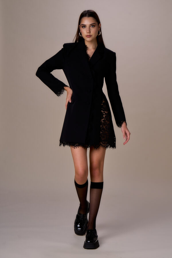 Abito giacca con pizzo - immagine 7