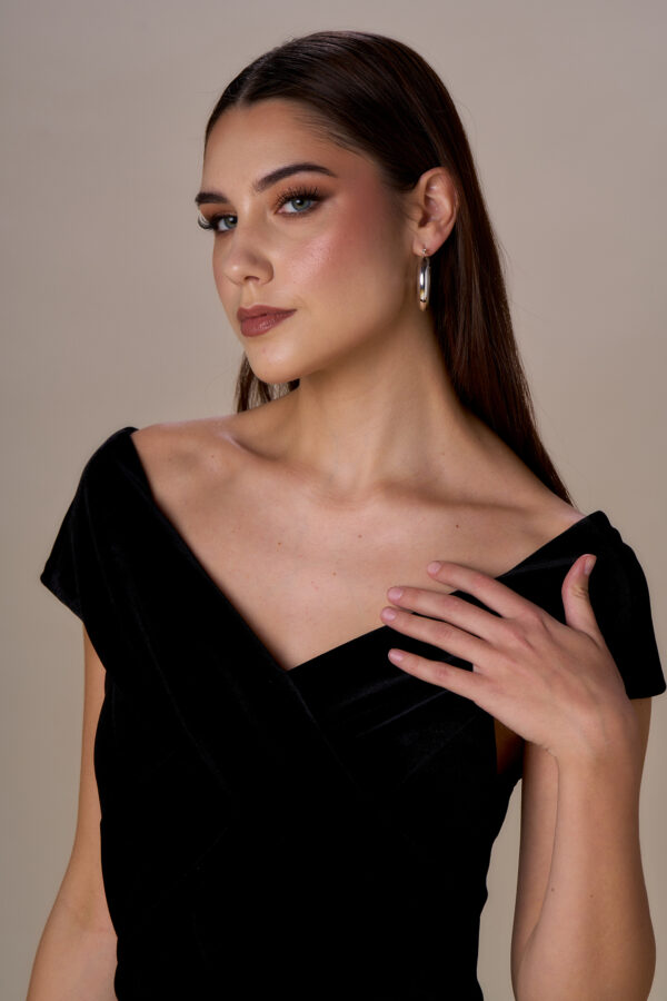 Abito Audry in velluto - immagine 3