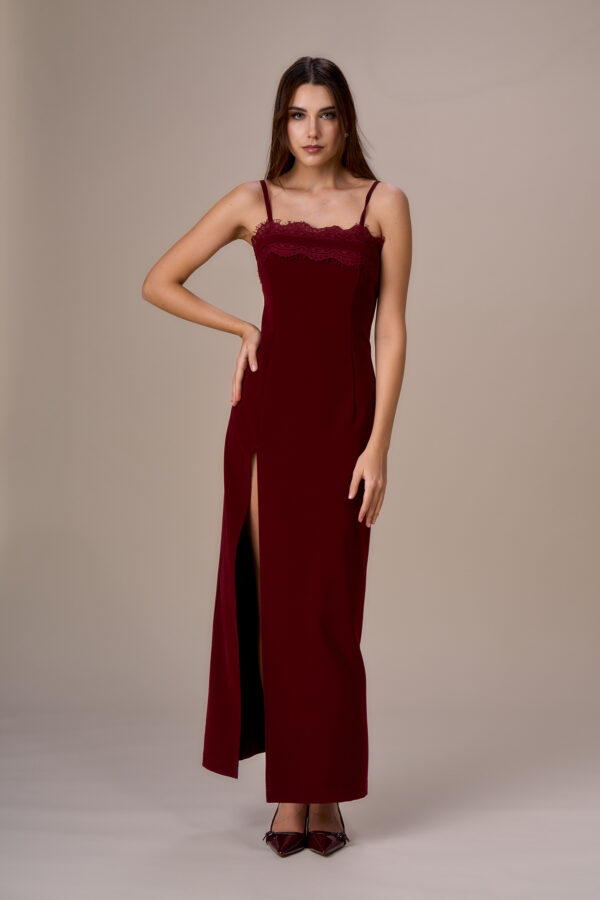Abito red carpet in pizzo - immagine 10