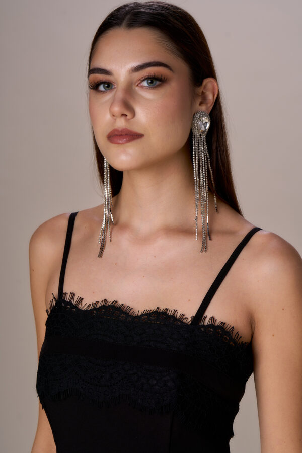 Abito red carpet in pizzo - immagine 6