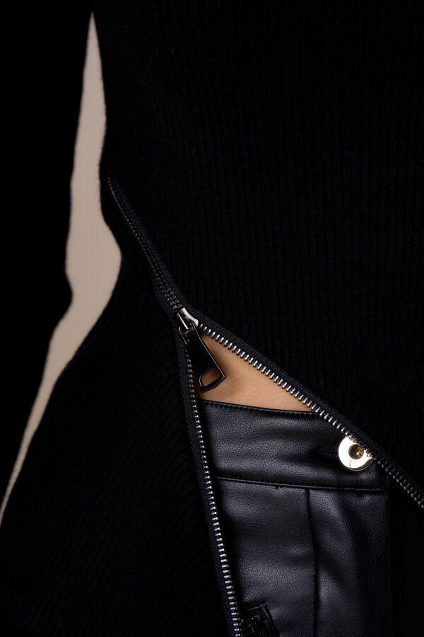 Maglia zip apribile - immagine 3