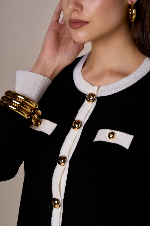 Cardigan contrasti - immagine 4