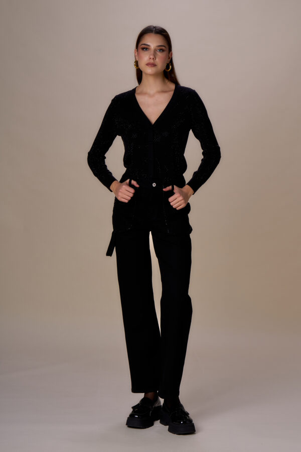Cardigan iconico diamanti