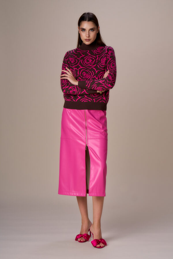 Maglia lupetto jacquard - immagine 2