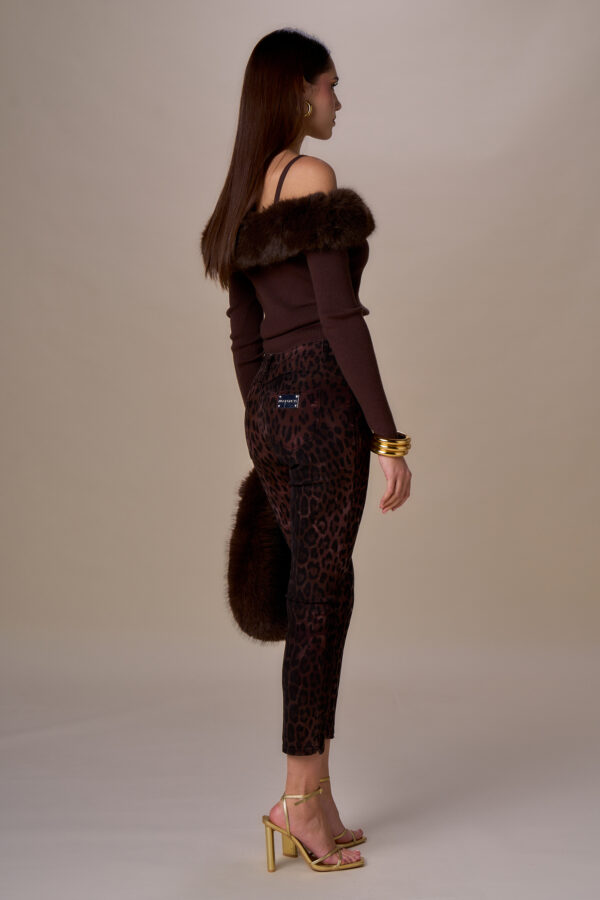 Leopard push-up trousers - Image 3