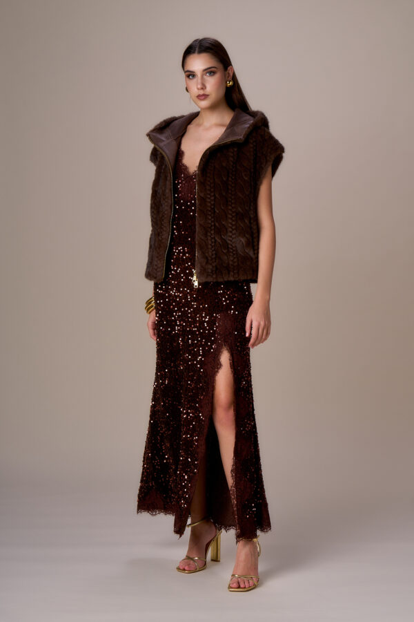 Faux fur vest - Image 2