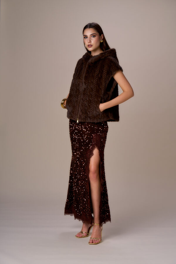 Faux fur vest - Image 5