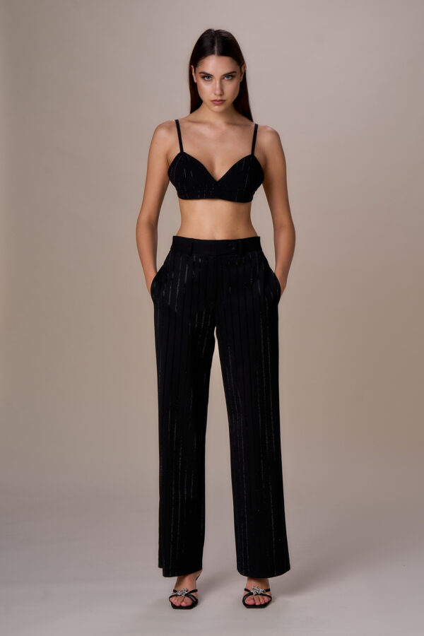 Diamond pinstriped top - Image 4