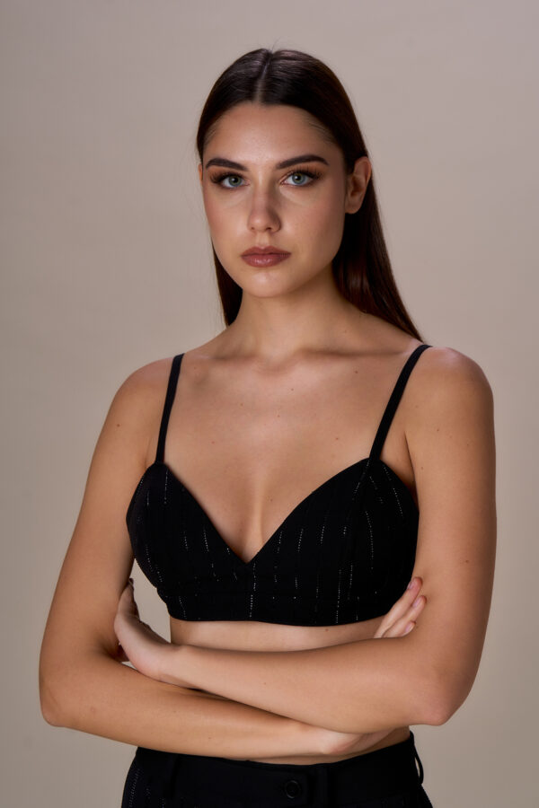 Diamond pinstriped top - Image 8