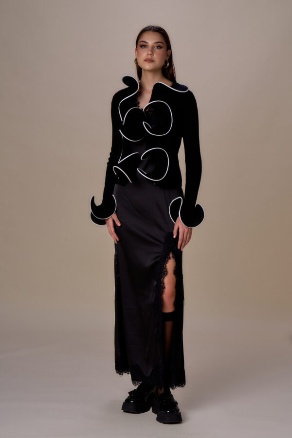 Cardigan rouches - immagine 2