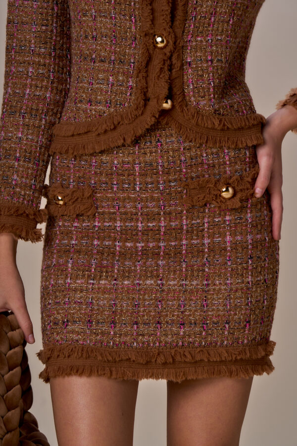 Gonna maglia bouclette - immagine 3