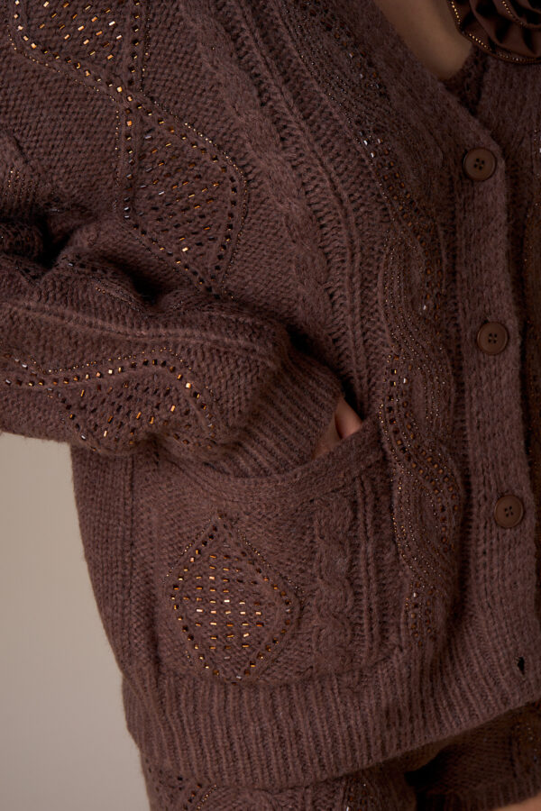 Cardigan luxury trecce - immagine 5