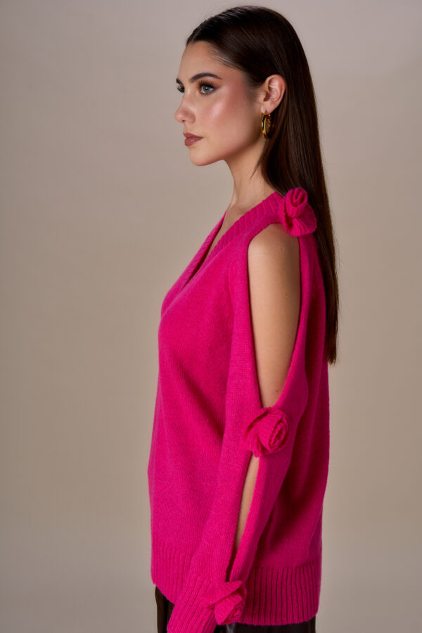 Maglia tagli rose - immagine 5