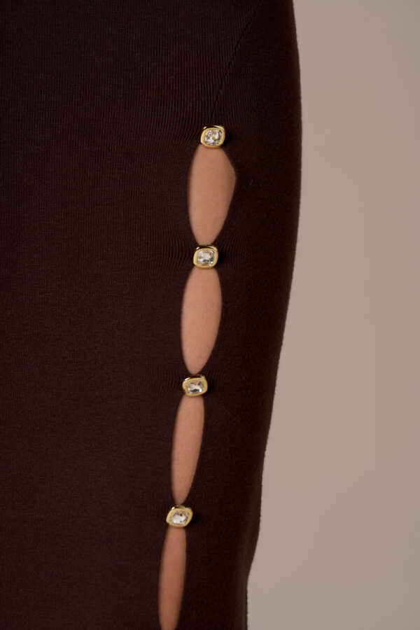 Chic diamond cutout dress - Image 7