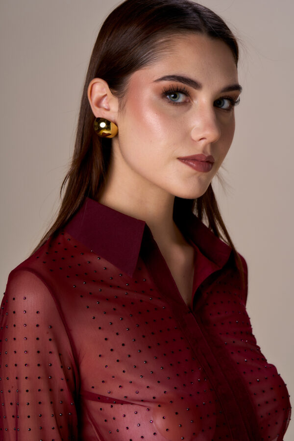 Diamond mesh shirt - Image 4