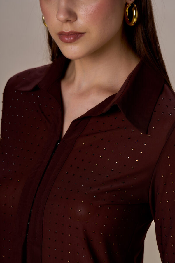 Diamond mesh shirt - Image 7