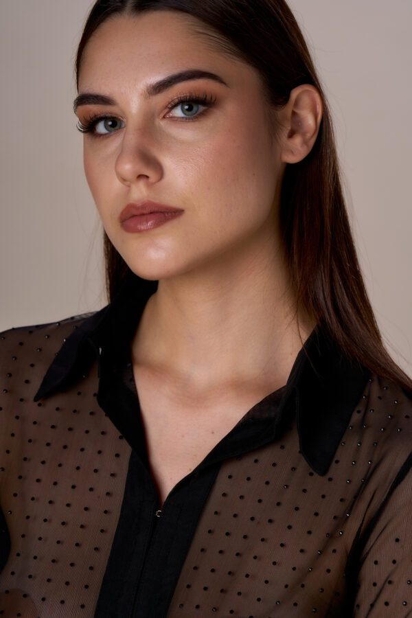 Diamond mesh shirt - Image 9