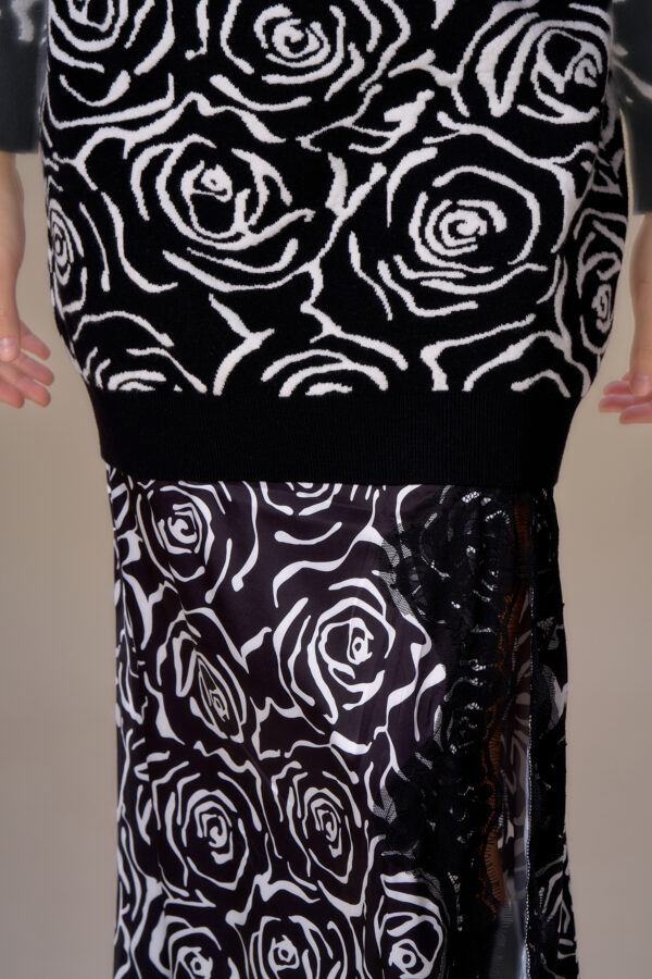 Abito dolcevita jacquard - immagine 8