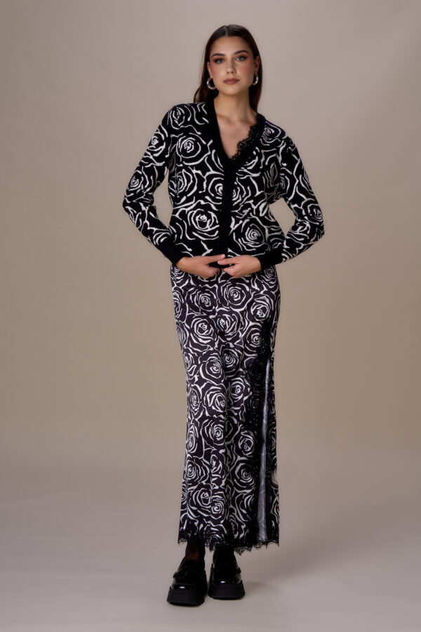Cardigan jacquard