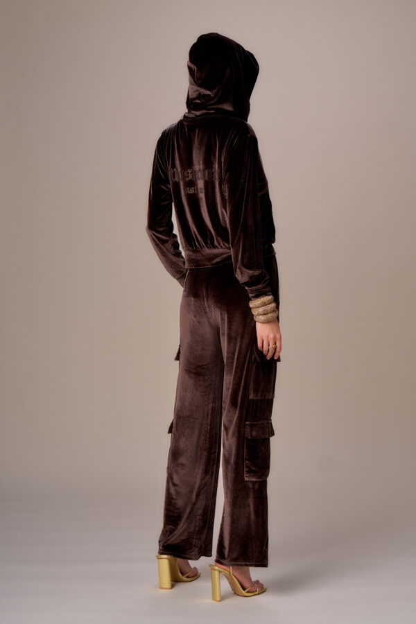 Chenille trousers with pockets - Image 2