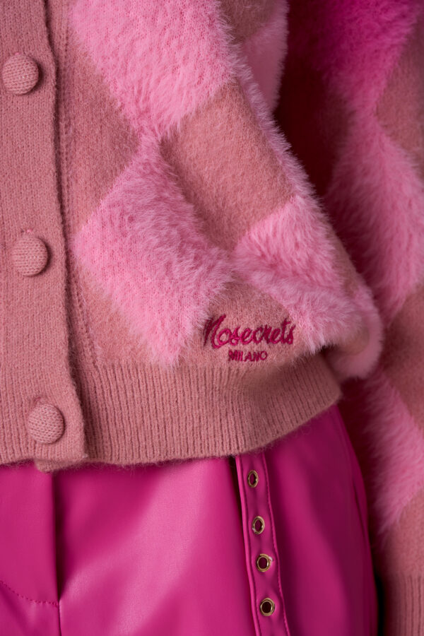 Cardigan rombi sfumati - immagine 5