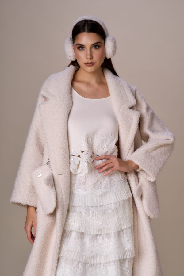 Cappotto teddy reversibile lux - immagine 4