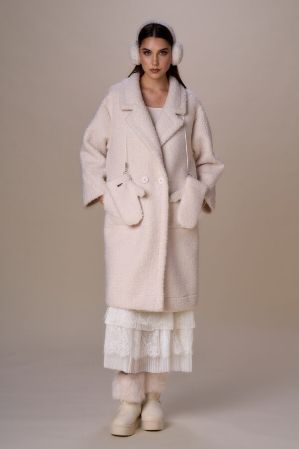 Cappotto teddy reversibile lux - immagine 6