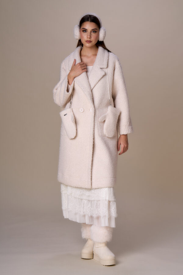 Cappotto teddy reversibile lux - immagine 7