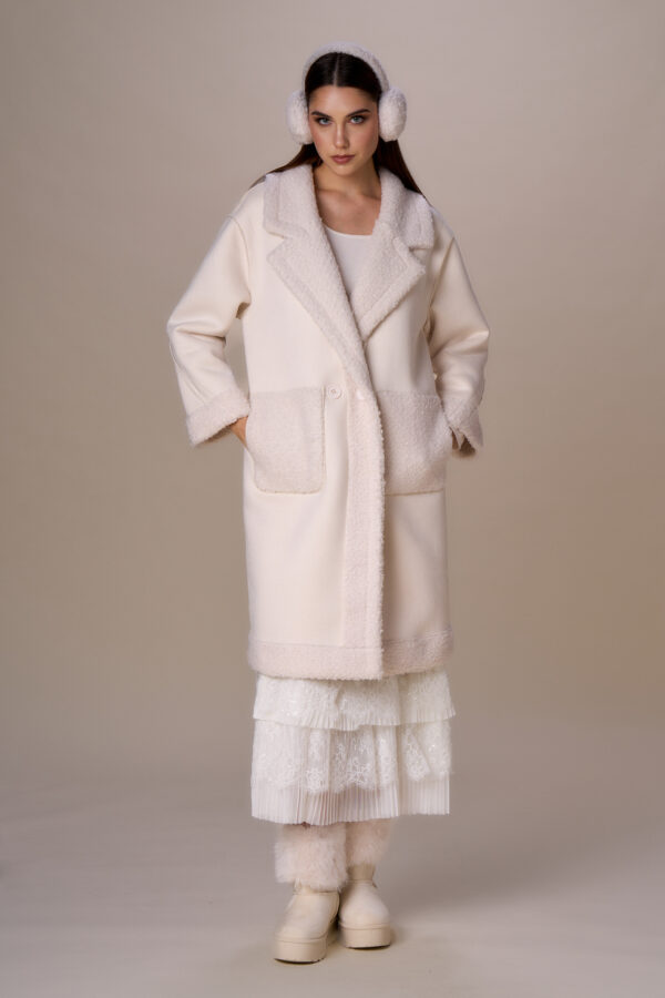 Cappotto teddy reversibile lux - immagine 9