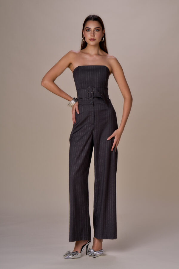 Lurex pinstriped trousers - Image 2