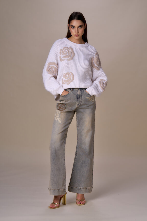Jeans ricamo - immagine 2