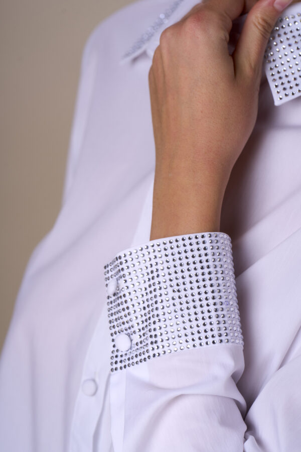 Diamond collar and cuff shirt - Image 2