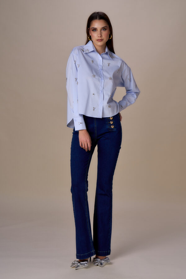 Oversized diamond shirt