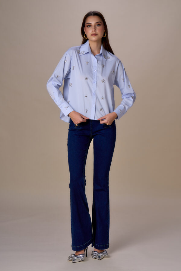 Oversized diamond shirt - Image 2