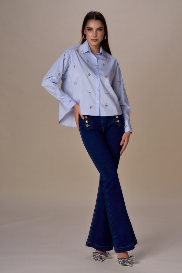 Oversized diamond shirt - Image 3