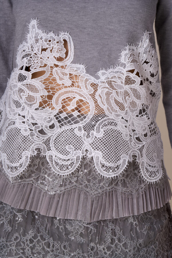 Maglia pizzo fondo - immagine 3