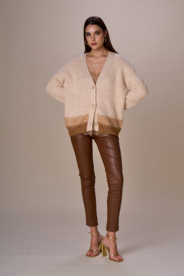 Maxi cardigan luxury paillettes - immagine 3