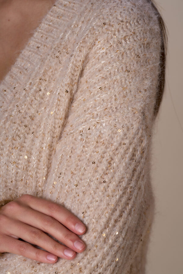 Maxi cardigan luxury paillettes - immagine 6