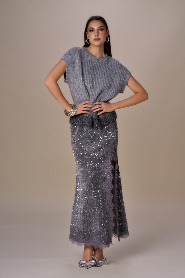 Maxi maglia luxury paillettes - immagine 2