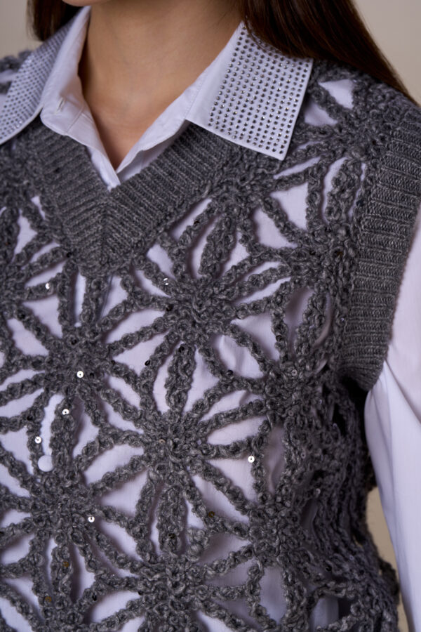 Gilet crochet - immagine 4