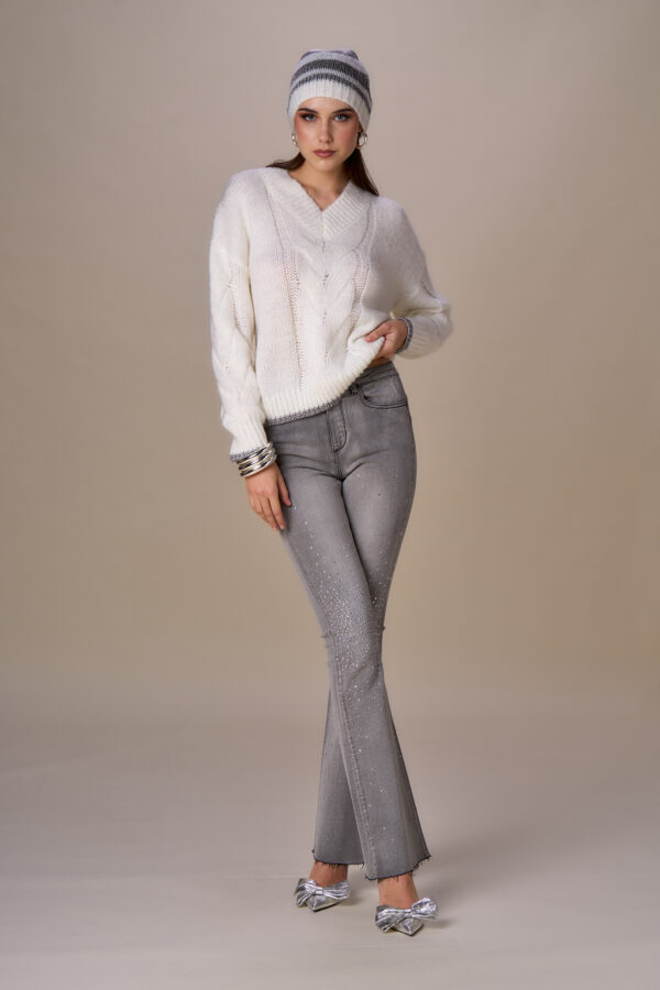 Maglia V lurex - immagine 2