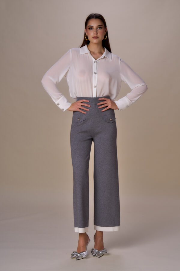 Contrast trousers