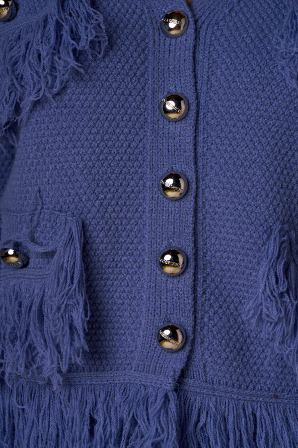 Giacca maglia frange - immagine 4
