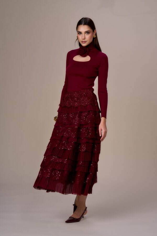 Gonna pizzo e strass - immagine 4