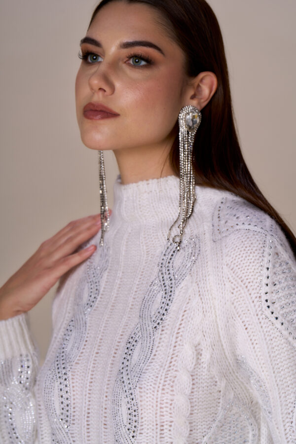 Maxi maglia luxury trecce - immagine 4