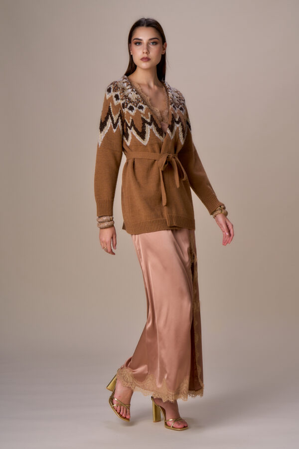 Maxi cardigan norvegese - immagine 2
