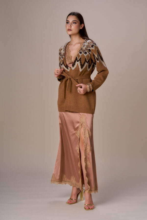 Maxi cardigan norvegese - immagine 3