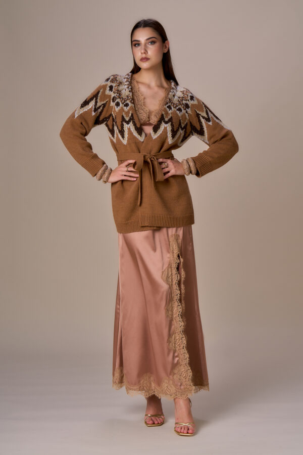Maxi cardigan norvegese - immagine 4