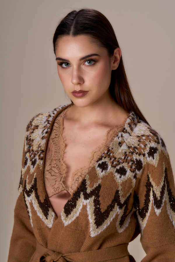 Maxi cardigan norvegese - immagine 5